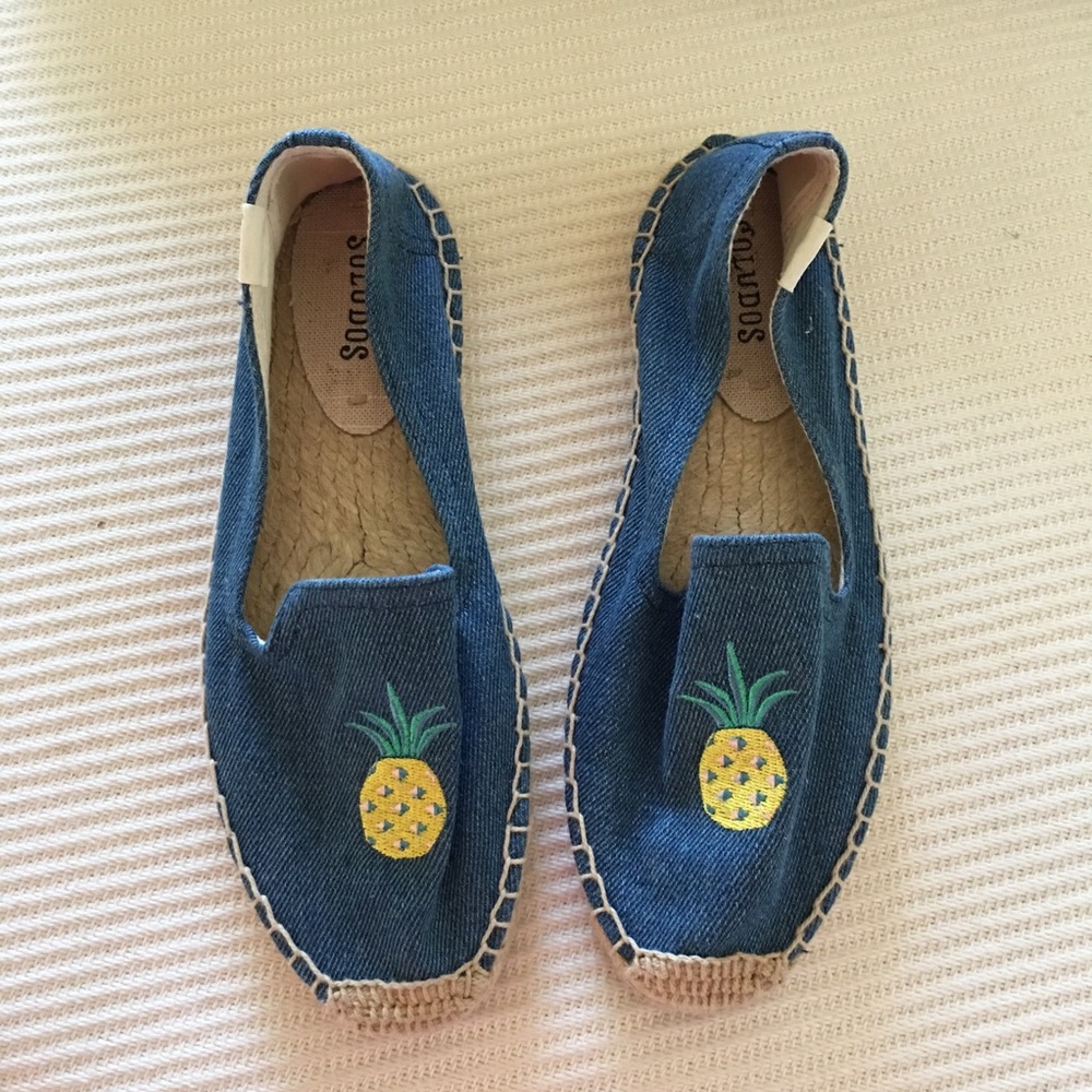 Soludos Jean pineapple espadrilles size 6 - Picture 2 of 7